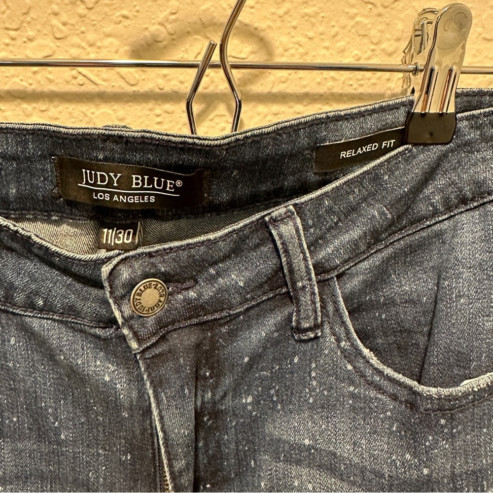 Judy Blue Speckle Wash Skinny Jeans Relaxed Fit Women’s Size 11/30 - Picture 9 of 11